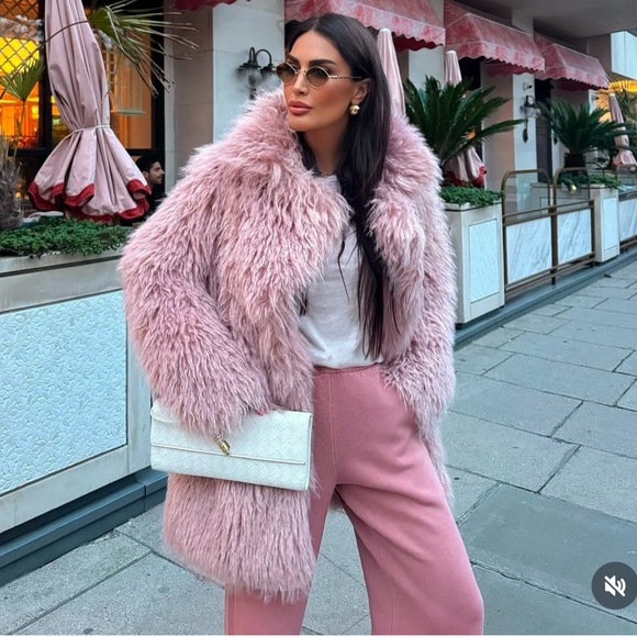 Zara Faux Fur Coat ZW Collection - Picture 3 of 16